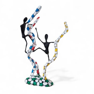Manuel Lächner - Kletterer-Skulptur – große Pop-Art-Kunstfigur als handgefertigtes Unikat